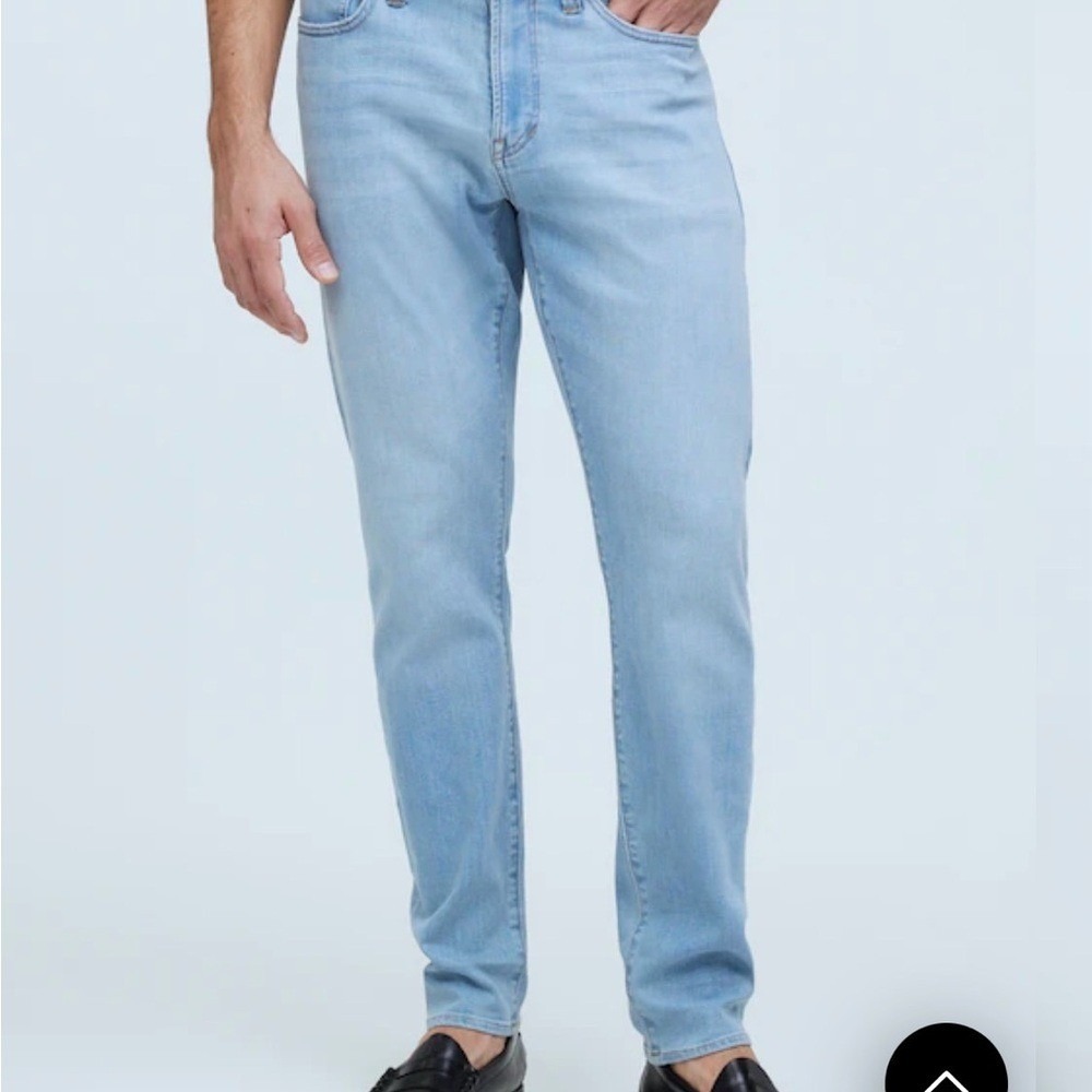 Madewell Slim CoolMax‎ Jeans Light Wash Mid Rise Stretch Denim 28x30 Normcore